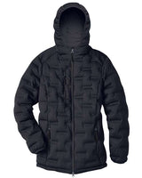 North End NE708W Ladies' Loft Puffer Jacket #color_BLACK/ CARBON