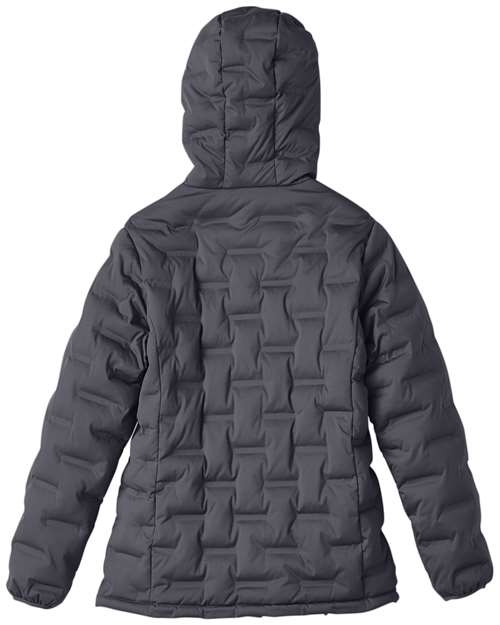 North End NE708W Ladies' Loft Puffer Jacket #color_CARBON/ BLACK