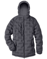 North End NE708W Ladies' Loft Puffer Jacket #color_CARBON/ BLACK