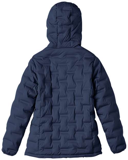 North End NE708W Ladies' Loft Puffer Jacket #color_CLASSC NVY/ CRBN