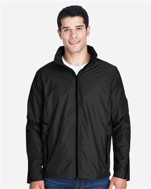 Team 365 TT70 Adult Conquest Jacket with Mesh Lining #color_BLACK
