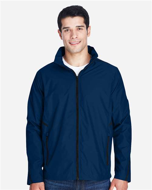 Team 365 TT70 Adult Conquest Jacket with Mesh Lining #color_SPORT DARK NAVY