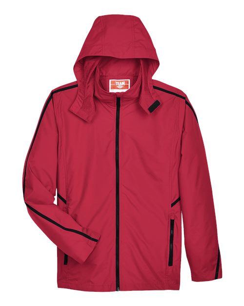 Team 365 TT70 Adult Conquest Jacket with Mesh Lining #color_SPORT RED