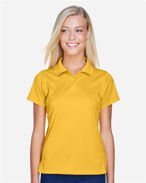 Harriton M315W Ladies' 4 oz. Polytech Polo #color_GOLD