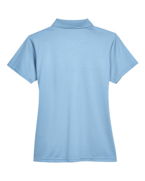 Harriton M315W Ladies' 4 oz. Polytech Polo #color_LIGHT BLUE