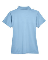 Harriton M315W Ladies' 4 oz. Polytech Polo #color_LIGHT BLUE