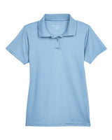 Harriton M315W Ladies' 4 oz. Polytech Polo #color_LIGHT BLUE
