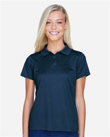Harriton M315W Ladies' 4 oz. Polytech Polo #color_NAVY