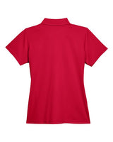 Harriton M315W Ladies' 4 oz. Polytech Polo #color_RED