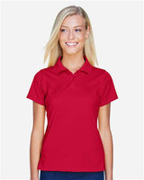 Harriton M315W Ladies' 4 oz. Polytech Polo #color_RED