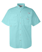 Columbia 7130 Men's Bonehead Short-Sleeve Shirt #color_GULF STREAM