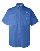 Columbia 7130 Men's Bonehead Short-Sleeve Shirt #color_VIVID BLUE