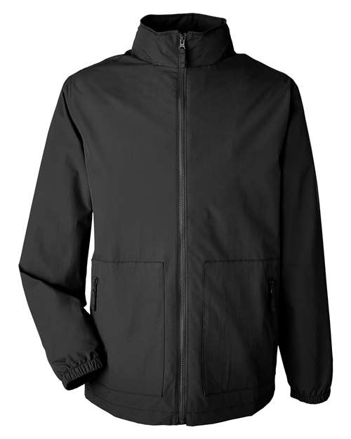Team 365 TT87 Unisex Zone HydroSport Storm Flap Jacket #color_BLACK