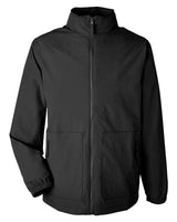 Team 365 TT87 Unisex Zone HydroSport Storm Flap Jacket #color_BLACK
