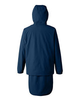 Team 365 TT87 Unisex Zone HydroSport Storm Flap Jacket #color_SPORT DARK NAVY