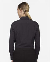 North End 78802 Ladies' Mlange Performance Shirt #color_CARBON HEATHER