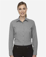 North End 78802 Ladies' Mlange Performance Shirt #color_LIGHT HEATHER