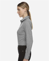 North End 78802 Ladies' Mlange Performance Shirt #color_LIGHT HEATHER
