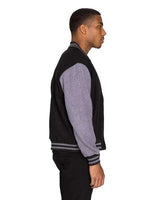Threadfast Apparel 364J Unisex Legend Jacket #color_BLACK/ CHAR HTH