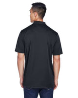 UltraClub 8405T Men's Tall Cool & Dry Sport Polo #color_BLACK