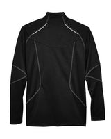 North End 88175 Adult Catalyst Performance Fleece Quarter-Zip #color_BLACK