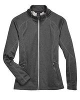 North End 78174 Ladies' Gravity Performance Fleece Jacket #color_CARBON HEATHER
