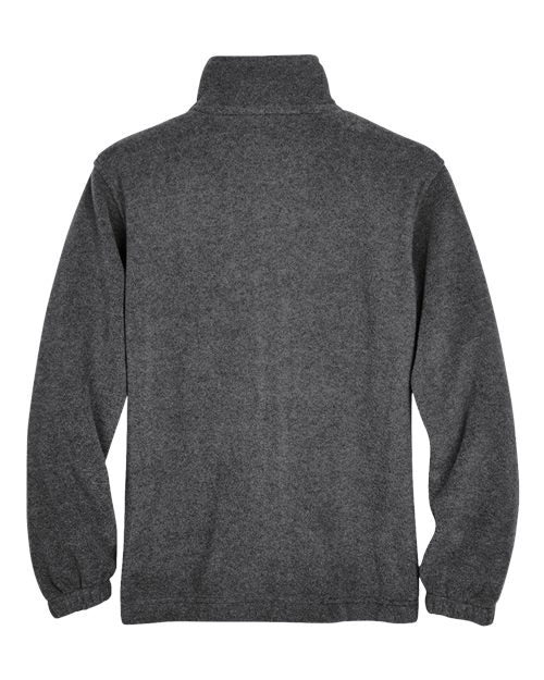 Harriton M990Y Youth 8 oz. Full-Zip Fleece #color_CHARCOAL