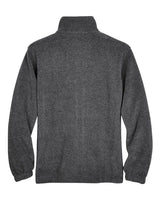 Harriton M990Y Youth 8 oz. Full-Zip Fleece #color_CHARCOAL