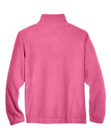 Harriton M990Y Youth 8 oz. Full-Zip Fleece #color_CHARITY PINK