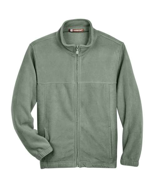 Harriton M990Y Youth 8 oz. Full-Zip Fleece #color_DILL