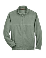 Harriton M990Y Youth 8 oz. Full-Zip Fleece #color_DILL