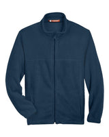 Harriton M990Y Youth 8 oz. Full-Zip Fleece #color_NAVY