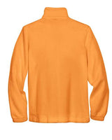 Harriton M990Y Youth 8 oz. Full-Zip Fleece #color_SAFETY ORANGE