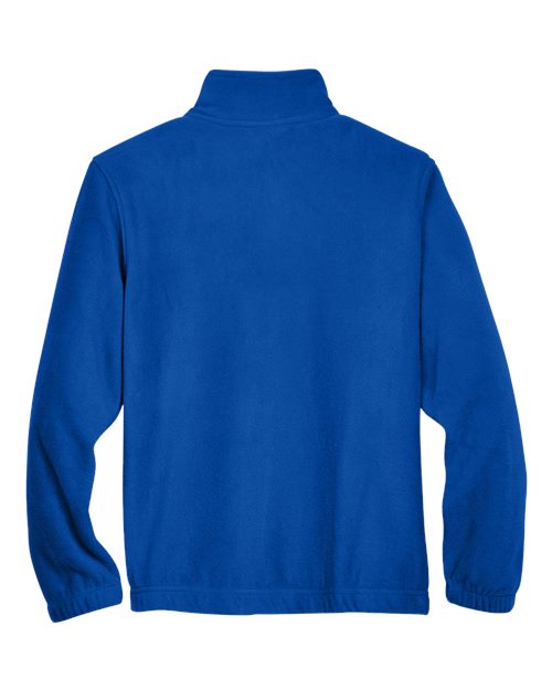 Harriton M990Y Youth 8 oz. Full-Zip Fleece #color_TRUE ROYAL