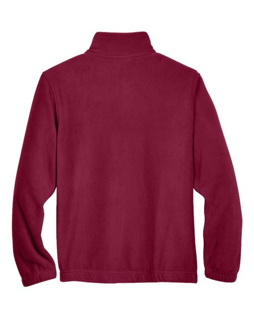 Harriton M990Y Youth 8 oz. Full-Zip Fleece #color_WINE