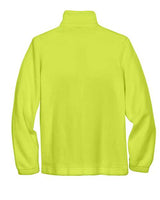 Harriton M990Y Youth 8 oz. Full-Zip Fleece #color_SAFETY YELLOW