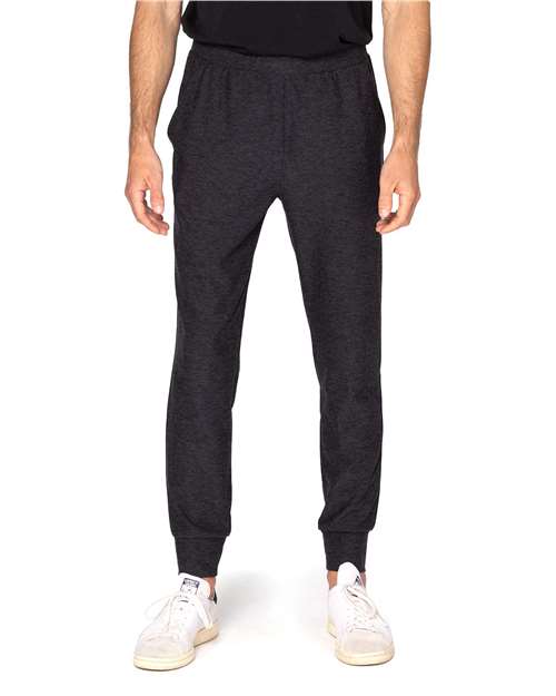 Threadfast Apparel 380P Unisex Impact Jogger Pant #color_BLACK HEATHER