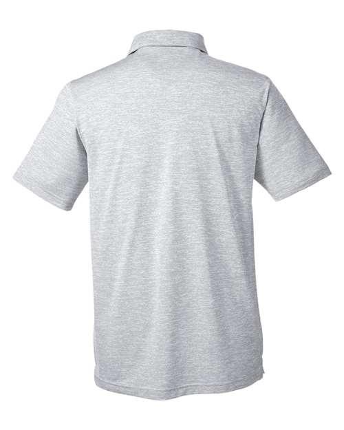 Puma Golf 596801 Men's Icon Heather Polo #color_BRIGHT WHITE