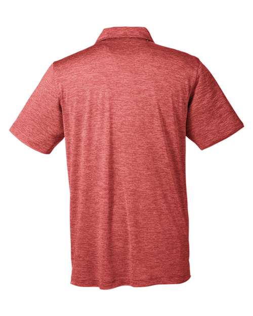 Puma Golf 596801 Men's Icon Heather Polo #color_HIGH RISK RED