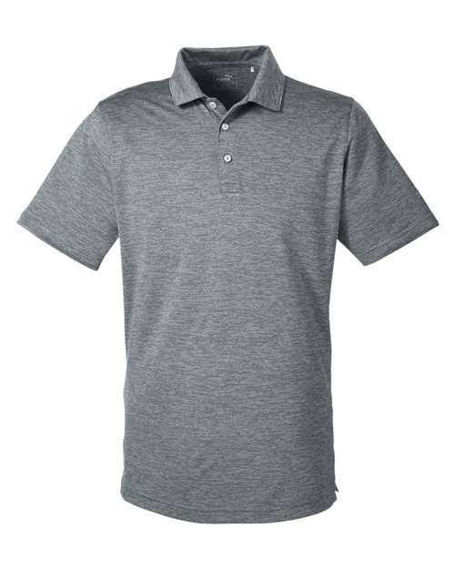 Puma Golf 596801 Men's Icon Heather Polo #color_QUIET SHADE