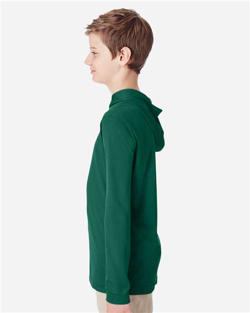 Team 365 TT41Y Youth Zone Performance Hoodie #color_SPORT FOREST