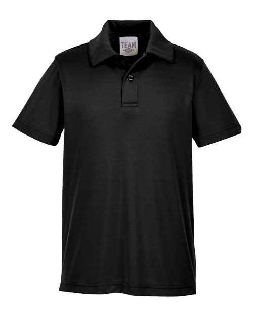 Team 365 TT51Y Youth Zone Performance Polo #color_BLACK
