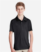 Team 365 TT51Y Youth Zone Performance Polo #color_BLACK