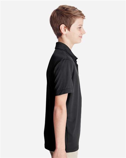 Team 365 TT51Y Youth Zone Performance Polo #color_BLACK