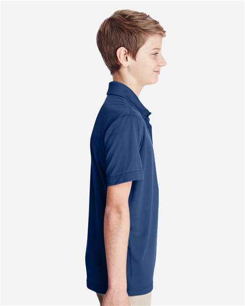 Team 365 TT51Y Youth Zone Performance Polo #color_SPORT DARK NAVY