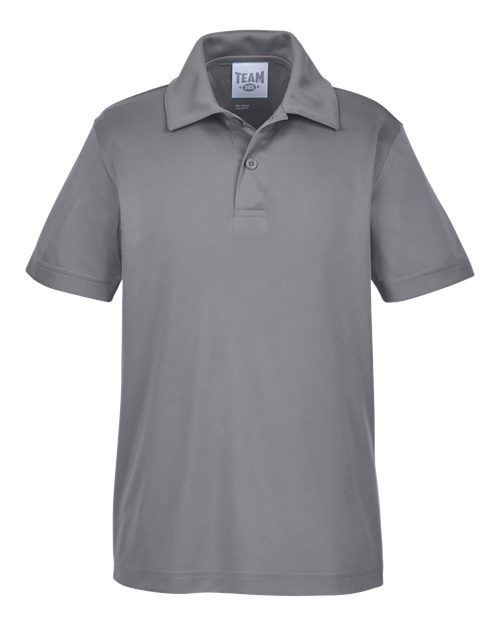 Team 365 TT51Y Youth Zone Performance Polo #color_SPORT GRAPHITE