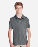 Team 365 TT51Y Youth Zone Performance Polo #color_SPORT GRAPHITE