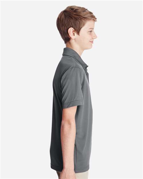 Team 365 TT51Y Youth Zone Performance Polo #color_SPORT GRAPHITE