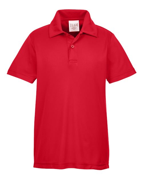 Team 365 TT51Y Youth Zone Performance Polo #color_SPORT RED