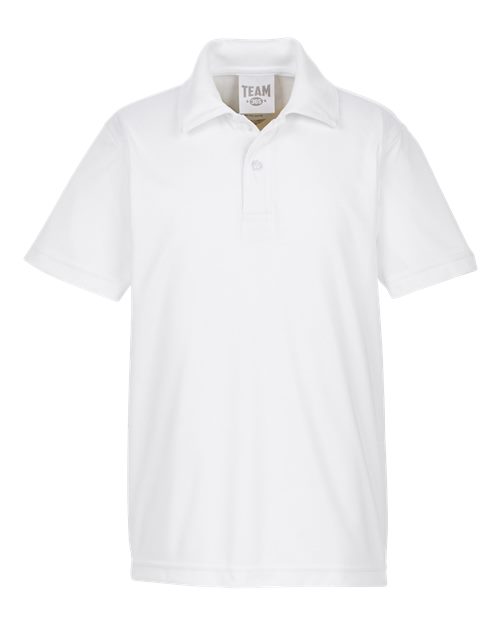 Team 365 TT51Y Youth Zone Performance Polo #color_WHITE